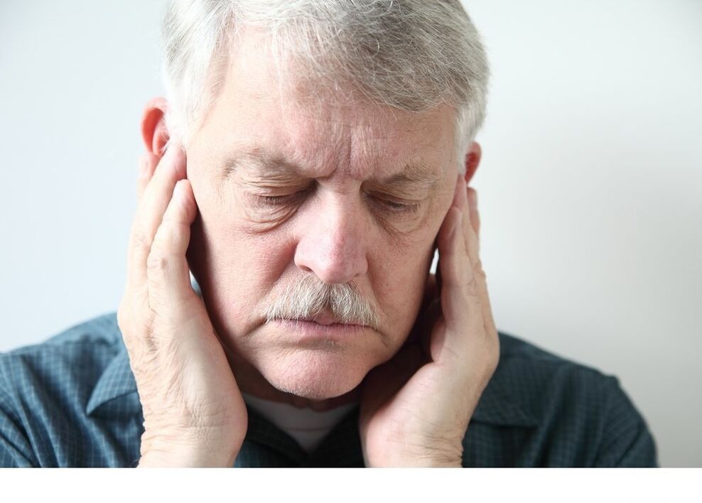 Schmerzen mit Arthrose des Sturms des Unterkiefergelenks